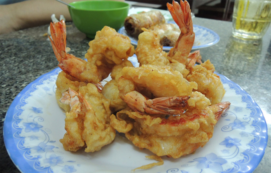 Ƣ(deep fried shrimp). 