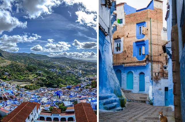  ϼο ġ  Ͽ쿣(Chefchaouen)