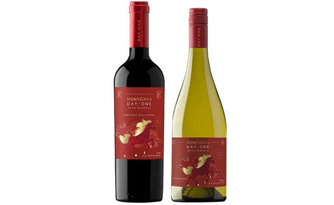 Montgras, Day One Gran Reserva Cabernet Sauvignon & Chardonnay